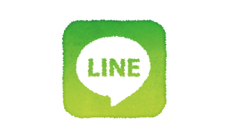 LINEで情報発信のロゴ
